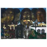 Rodolfo Morales, Untitled, Grabado al aguafuerte a la poupé 52 / 70