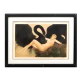 Leda y el cisne by Louis Icart, Grabado sin número de tiraje, offered Mar 2023