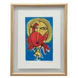 Guillaume Cornelis van Beverloo Corneille, L'oiseau dans la tête, 1997, Litografía 2 / 30
