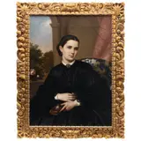 Retrato de Dama, MÉXICO, SIGLO XIX