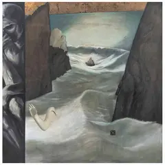 Néstor Quiñones, El retorno de la nostalgia, 1988, Óleo sobre tela