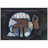 Rodolfo Nieto, Sin título (Guajolote), Pastel sobre papel