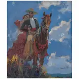 José Luis Bardasano Baos, Pareja a caballo