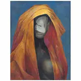 Cuerpo vestido de piedra y oro by Guillermo Meza Álvarez, 1964, Óleo sobre tela, offered Feb 2023
