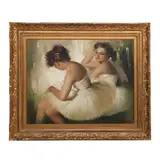 José Puyet, Sin título (bailarinas de ballet), Óleo sobre tela