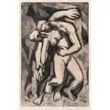 Alfredo Zalce, El rapto, 1969, Litografía 28 / 50