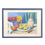 Efraín Castro, Bodegón, Mixta sobre papel