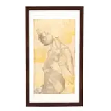 Roberto Cortazar, Sin título (personaje de lado), Grabado al aguafuerte 148 / 250
