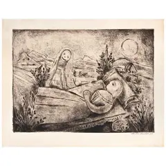 Lola Cueto, Untitled, Grabado al aguafuerte sin número de tiraje