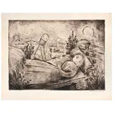 Lola Cueto, Untitled, Grabado al aguafuerte sin número de tiraje