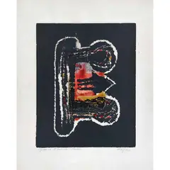 Ladislas Kijno, Untitled, Litografía prueba de artista