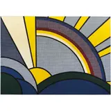 Roy Lichtenstein, Modern Painting with Sun Rays, 1972, Litografía offset sin número de tiraje