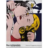 Roy Lichtenstein, The Kiss, 1993, Litografía offset sin número de tiraje