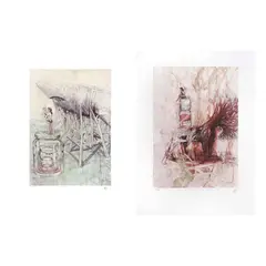 a) El cazador by Orlando Díaz, Serigrafías 28 / 33, offered Jan 2023