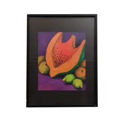 Efraín Castro, Papaya, Mixta sobre papel