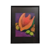 Efraín Castro, Papaya, Mixta sobre papel