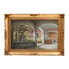 Arcos by Firma Sin Identificar, Óleo sobre tela, offered Dec 2022