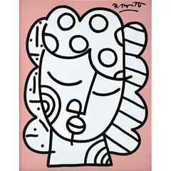 Romero Britto, Untitled, 2004, Acrílico sobre tela