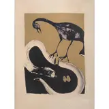 Francisco Toledo, Ave y serpiente, Litografía 47 / 70