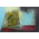 Jorge Flores, Paisaje, 1992, Acrílico sobre triplay