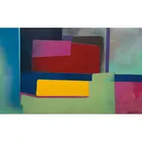 Jorge Flores, Interior liberado, 1992, Mixta sobre triplay