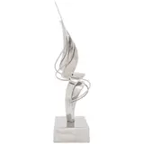 Leonardo Nierman, Flama de la esperanza, Escultura en acero inoxidable II / XII