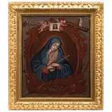 MÉXICO, SIGLO XIX by Virgen Dolorosa Con las Arma Christi, Óleo sobre tela, offered Dec 2022