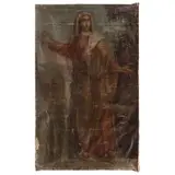 Santa, MÉXICO, SIGLO XIX, Óleo sobre tela