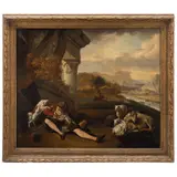A la Manera de Jan Weenix, PAÍSES BAJOS, (1642-1719), Óleo sobre tela