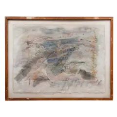 Forma silente by Susana Sierra, Mixta sobre papel hecho a mano, offered Dec 2022