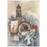 Alfredo Ramos Martínez, Recuerdos, 1900, Acuarela sobre papel