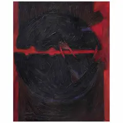 Fernando de Szyszlo, No. 5, de la serie Runa Macii, Acrílico sobre tela