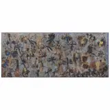 Sergio Hernández, Polillas, 2000, Mixta sobre papel sobre tela