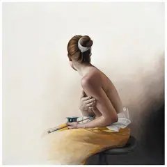 Benito Cerna, Modelo XII, Óleo sobre tela