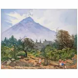 Mario Almela, Popocatépetl desde Ayapango