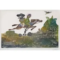 Guillermo Silva Santamaria, Luna de miel, Grabado y gofrado A - 3
