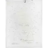 Carlos Mérida, Autorretrato, Serigrafía sin número de tiraje