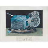 Los píos nonoches, de la carpeta Les Dîners De Gala (Los antojos nocturnos, Las Cenas de Gala) by Salvador Dalí, 1971, Litografía y grofado 47 / 195, offered Oct 2022