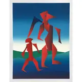 Carlos Amorales, The two friends (Los dos amigos), 2020, 2020, Grabado y collage sobre papel sin número de tiraje