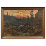August Lohr, SALZBURG, 1842 - MÉXICO, 1920, Óleo sobre tela