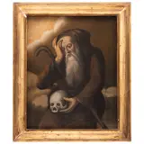 MÉXICO, SIGLO XIX by San Antonio Abad*, Óleo sobre tela, offered Oct 2022