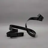 Nickyta Shamay, Mi lado obscuro, Escultura en acero con esmaltado acrílico negro