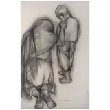 Untitled by Luis Nishizawa, Carboncillo sobre papel, offered Sep 2022