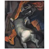 Conquista by José Reyes Meza, Óleo sobre tela, offered Sep 2022