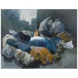 Froylan Ojeda, El descanso, 1959, Óleo sobre tela
