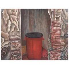 Jose Luis Romo, Soledad, Óleo sobre tela