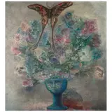 Fanny Rabel, La copa del olvido, 1979, Mixta sobre masonite