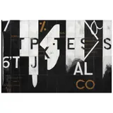 Héctor de Anda, Fósiles urbanos III, 2000, Acrílico sobre tela