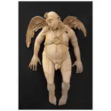 Carlos Marín, El reposo, Escultura en cerámica a la alta temperatura con óxidos en soporte de metal