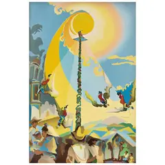 Voladores de Papantla by Carlos Oropeza, 2001, Óleo sobre tela, offered Sep 2022